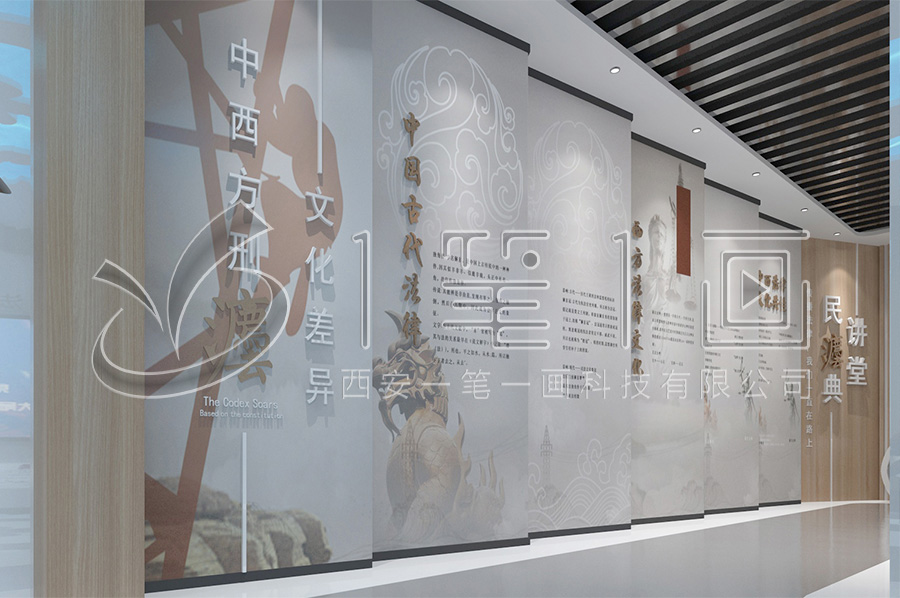 校園法制文化教育中心-中小學(xué)生法治宣傳教育展館解決方案-小學(xué)生普法教育館設(shè)備-未成年普法宣傳教育中心設(shè)計(jì)平面圖