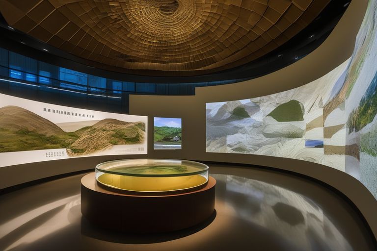 生物多樣性保護教育基地設計，環(huán)境教育基地室內(nèi)展陳方案，一筆一畫展廳設計公司