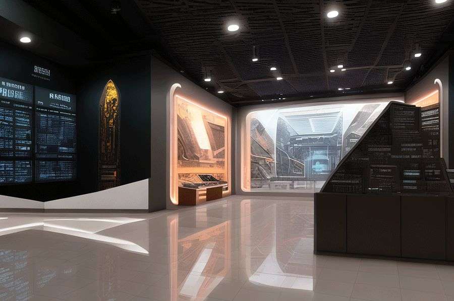 校史展廳策劃,理工大校史館施工圖,中小學(xué)校史展廳施工