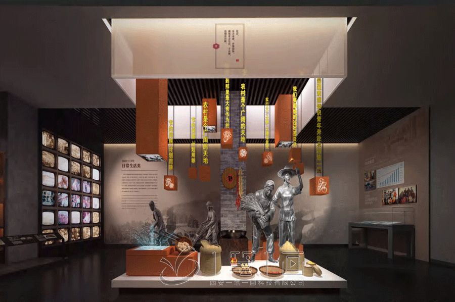 數(shù)字化歷史傳承館施工圖,多媒體歷史文化展廳設(shè)計(jì),互動(dòng)歷史文化展館建設(shè)方案