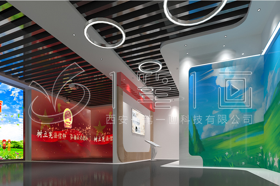 高科技法治教育展廳設(shè)計(jì),數(shù)字化黨風(fēng)廉潔展館施工,智能互動(dòng)展示方案