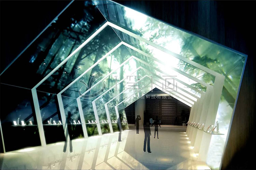 互動節(jié)水教育展覽館效果圖, 高科技節(jié)水展廳設(shè)計, 創(chuàng)新互動展覽館建設(shè)