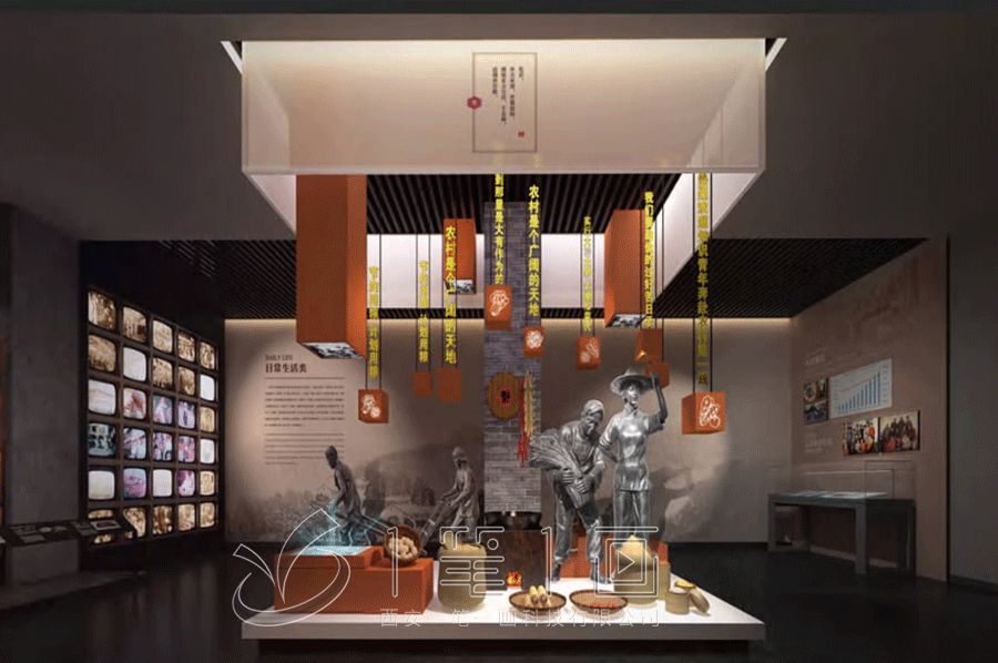 畜牧業(yè)館平面圖,多媒體展覽館設(shè)計,智能互動畜牧業(yè)展廳
