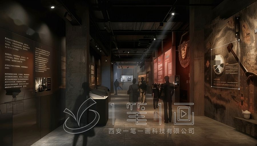軍史體驗(yàn)館建設(shè)方案,智能軍史展館設(shè)計(jì),一筆一畫(huà)科技創(chuàng)意展廳施工