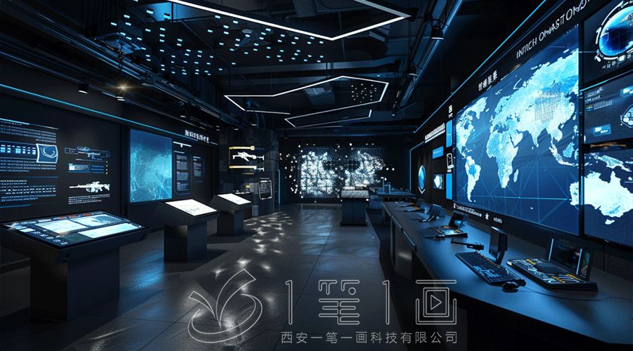軍史博物館解決方案,數(shù)字化軍事展覽館設(shè)計,一筆一畫高科技互動展館建設(shè)方案