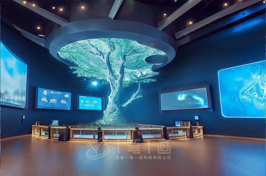 AI智能科普體驗(yàn)館平面圖,數(shù)字化展覽館設(shè)計(jì),互動(dòng)科技展廳建設(shè)方案