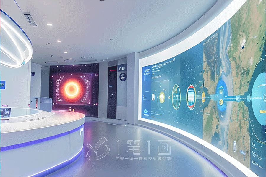 多媒體生物多樣性保護(hù)展示館平面圖, 創(chuàng)新生態(tài)互動(dòng)展館, 多媒體展覽館設(shè)計(jì)公司