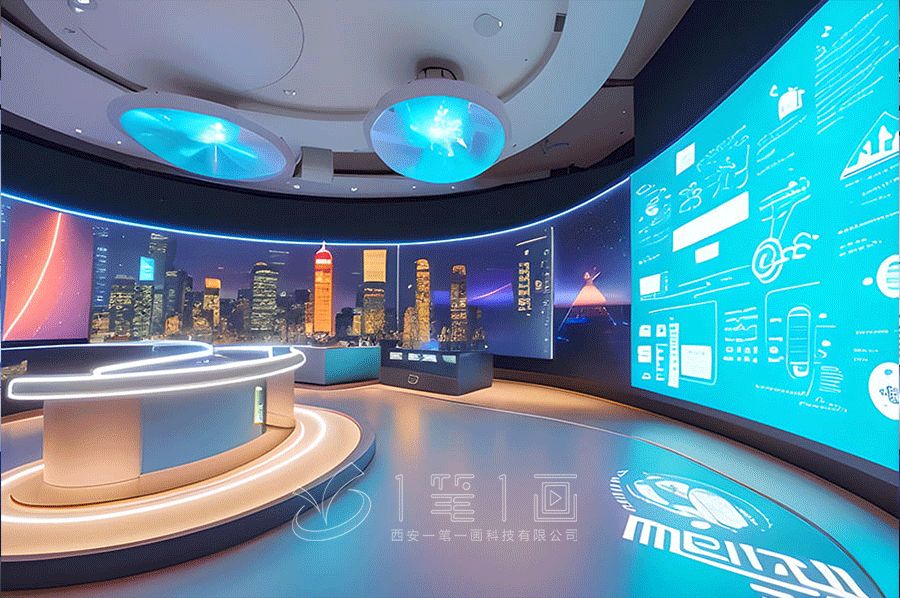 VR外貿(mào)展覽館設(shè)計(jì)方案,數(shù)字化展覽館設(shè)計(jì),多媒體展覽館建設(shè)