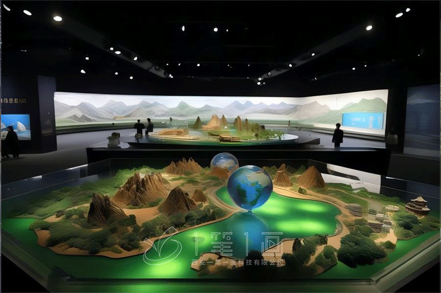 創(chuàng)新創(chuàng)意非遺文化展館平面圖,現(xiàn)代智慧展覽館設(shè)計(jì),一筆一畫多媒體展示館建設(shè)