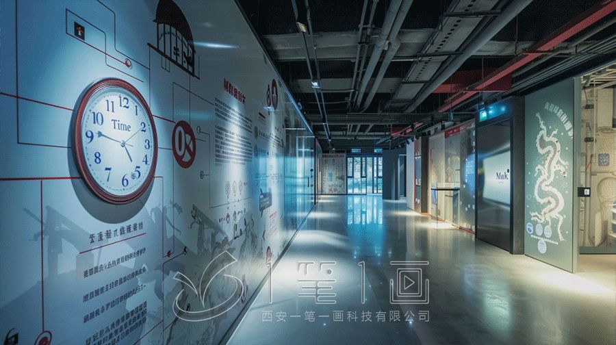 聲光電知識產權教育基地展廳建設方案，現代化知識產權教育基地設計效果圖擬案例