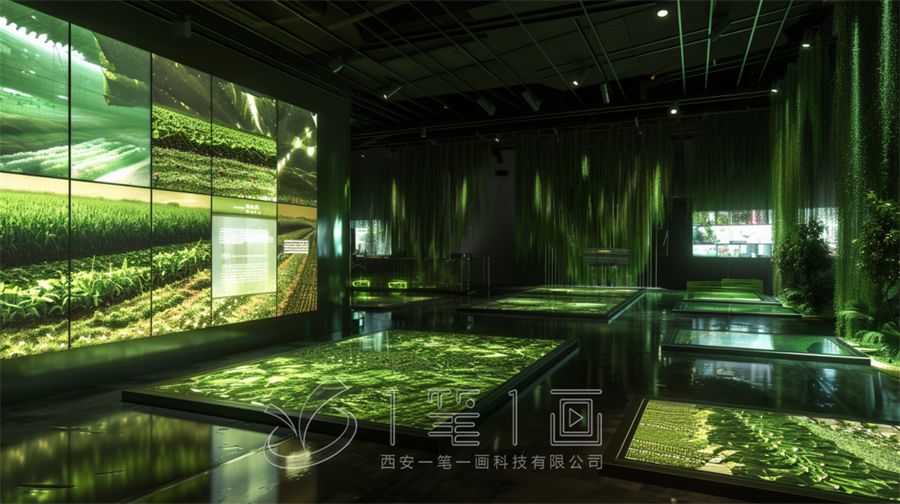煙田香米數(shù)字體驗館建設(shè)方案，稻香數(shù)字展廳設(shè)計方案擬案例