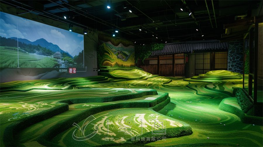 國家生態(tài)濕地生物多樣性體驗(yàn)館，多媒體梯田生態(tài)系統(tǒng)展廳設(shè)計(jì)方案