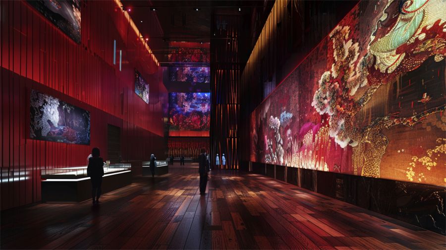 呂劇體驗館設計和非遺展示館展廳設計方案，多媒體非遺文化體驗館建設方案