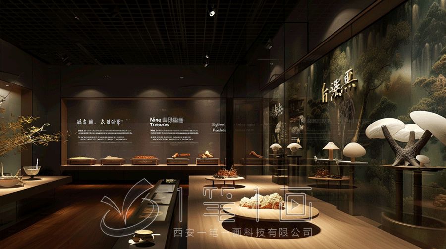 農產品展銷體驗館設計方案，多媒體農產品展銷展廳建設施工公司