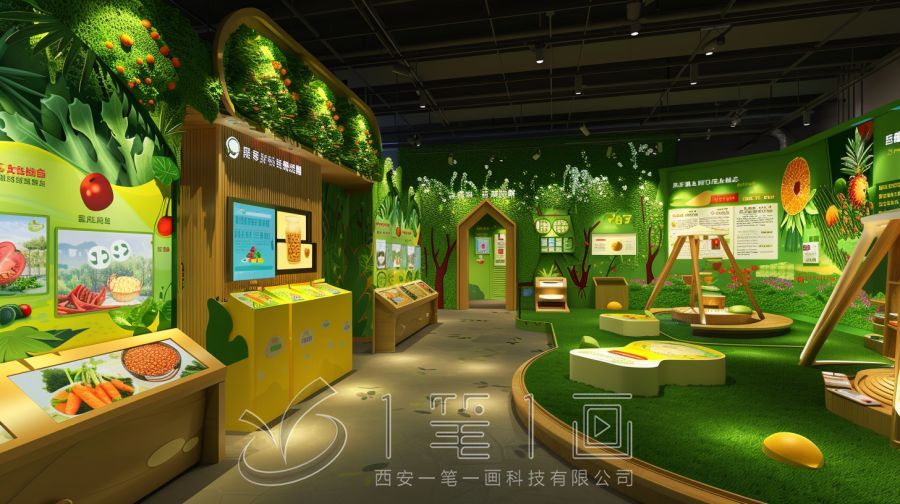 花都展館設計方案，現(xiàn)代農業(yè)館建設方案，多媒體花都農業(yè)展廳策劃方案
