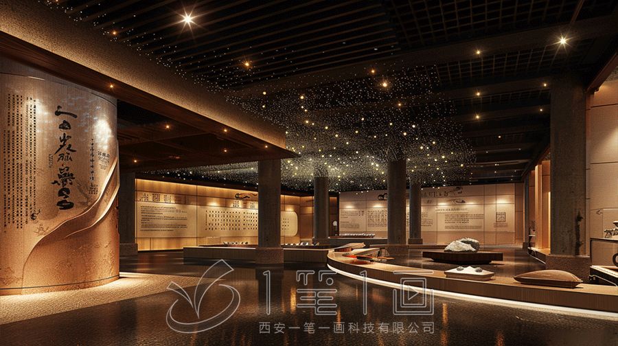 最新文化館展廳設(shè)計方案，多媒體文化館展廳建設(shè)施工公司