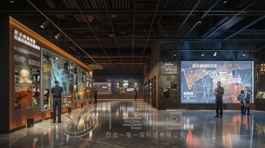 愛國主義教育基地(國門文化展示館)設(shè)計方案，多媒體愛國主義教育基地建設(shè)施工