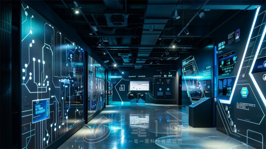薈英樓展廳設(shè)計方案，高科技展廳設(shè)計建設(shè)施工