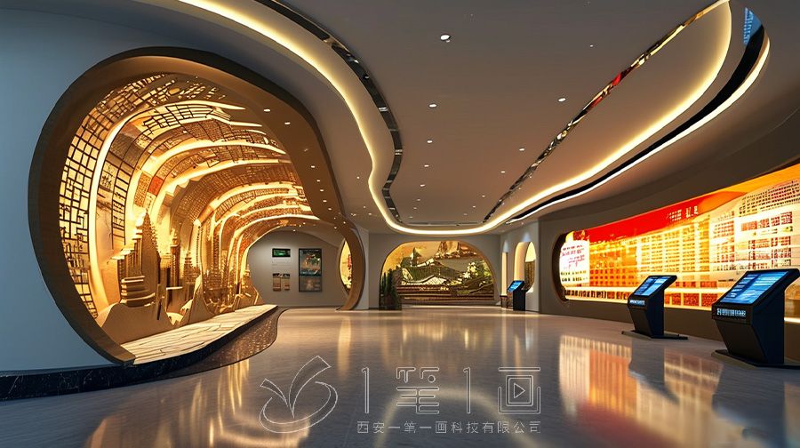 福彩展廳設計方案，多媒體互動福彩展廳建設方案