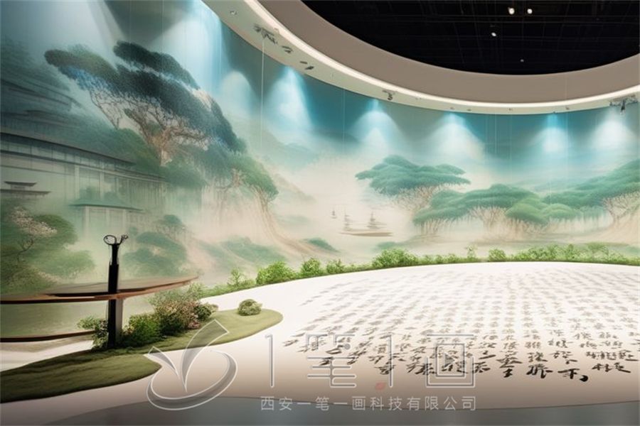 市蓮峰教育基地設(shè)計(jì)方案，AI互動(dòng)蓮峰教育基地建設(shè)施工策劃擬案例