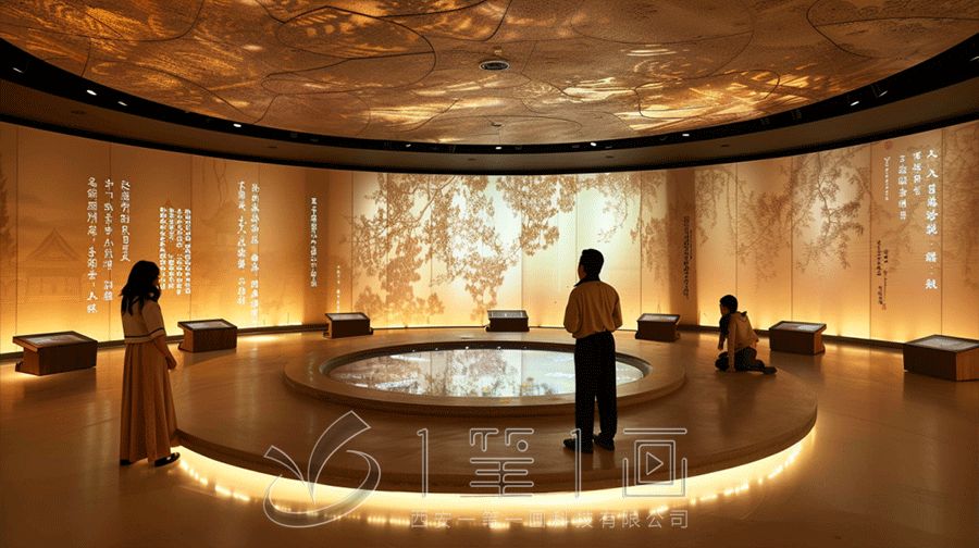 最新縣文化教育基地設計方案，多媒體設備創(chuàng)意文化展廳建設施工方案策劃公司