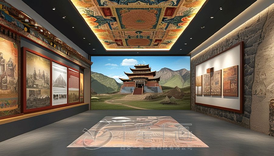 最新藏漢文化展廳設(shè)計(jì)方案，多媒體互動(dòng)三交”文化展館建設(shè)施工策劃公司