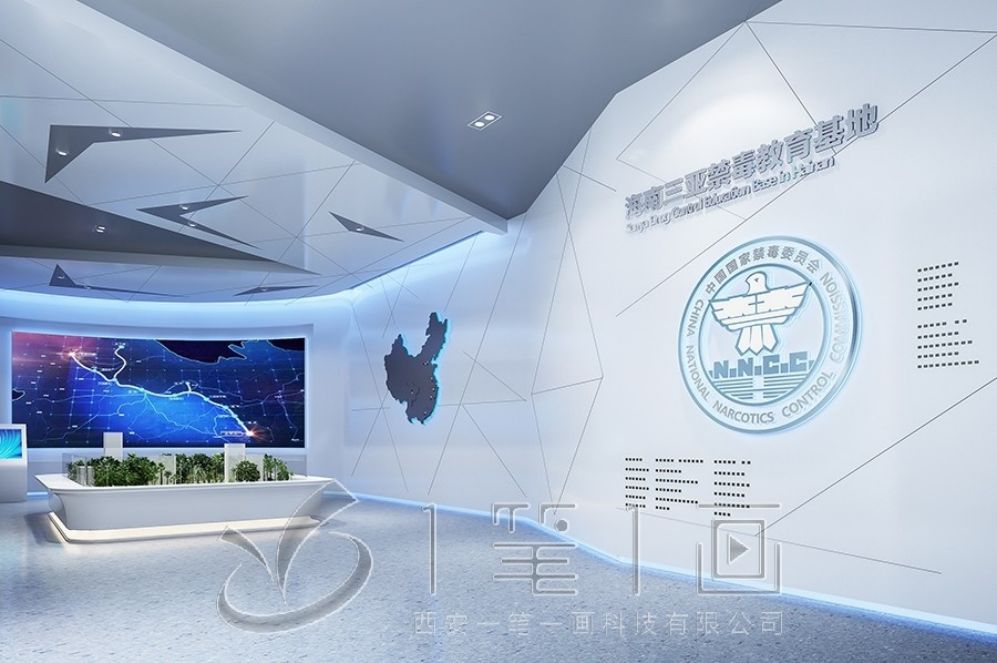 法制教育基地設計,互動多媒體展廳方案,智慧法治展示