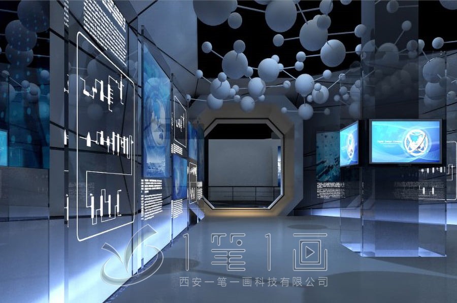 智能企業(yè)展館效果圖