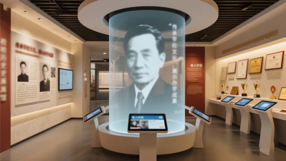多媒體校史館展館展廳設(shè)計(jì)效果圖